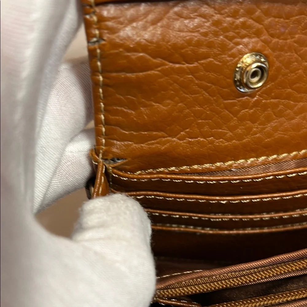 Etienne Aigner Brown Clutch Wallet